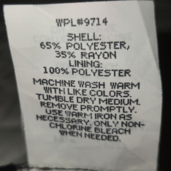 Sag Harbor size 16 Red maxi skirt with back bottom slit #254 - Picture 8 of 8